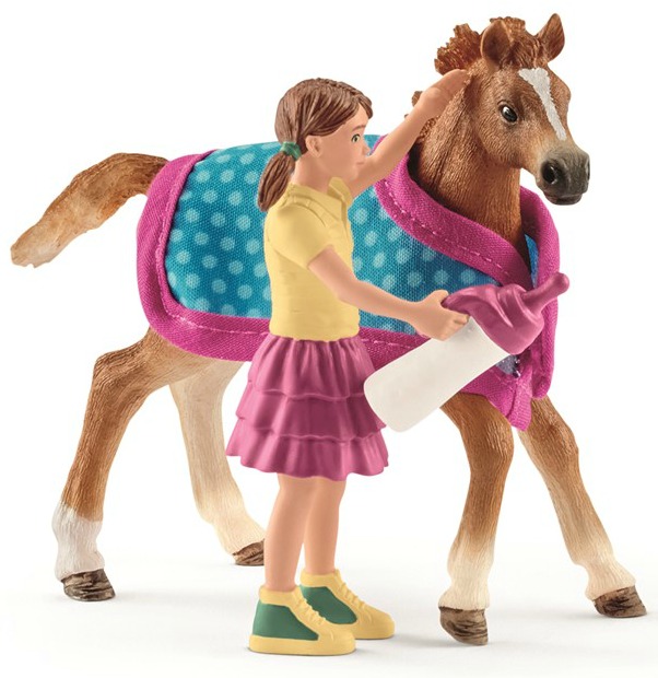 schleich-foal-with-blanket-42361